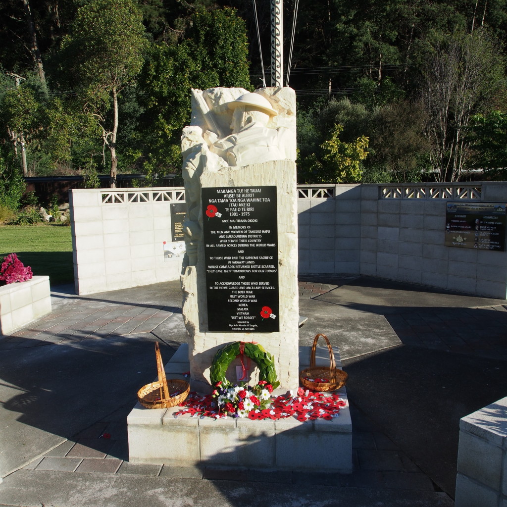 ANZAC DAY AT TANGOIO MARAE