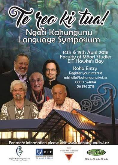 Te Reo ki Tua poster